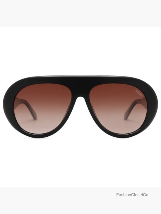 Oversized Polarized Aviator Sunglasses UV Protection Retro Vintage